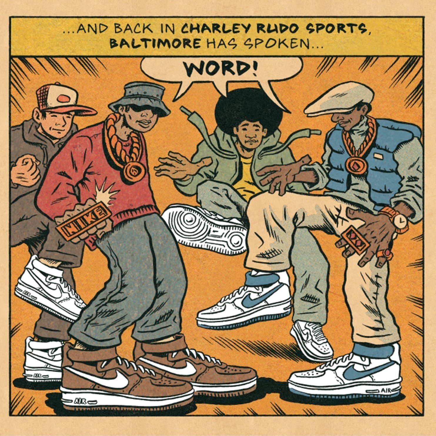Nike - Baltimore in '84 campaign visual
