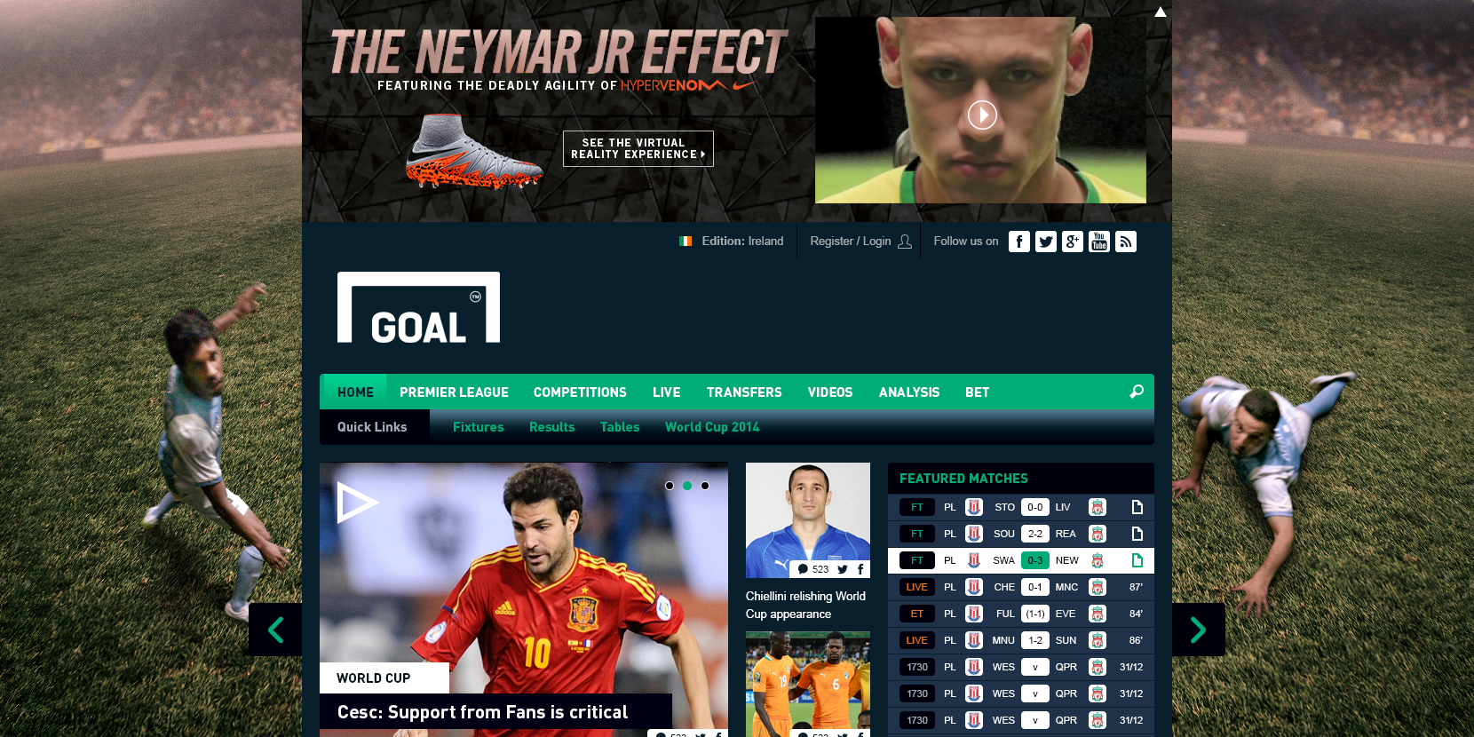 Nike - The Neymar Jr Effect campaign visual