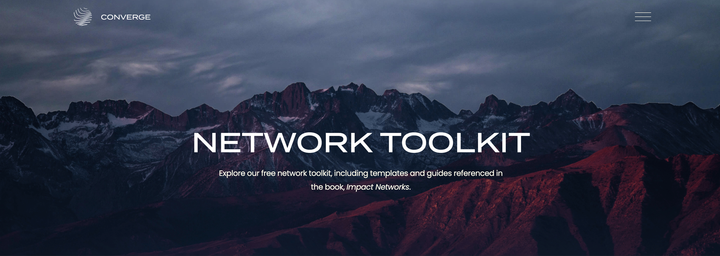 Converge Network Rebrand visual