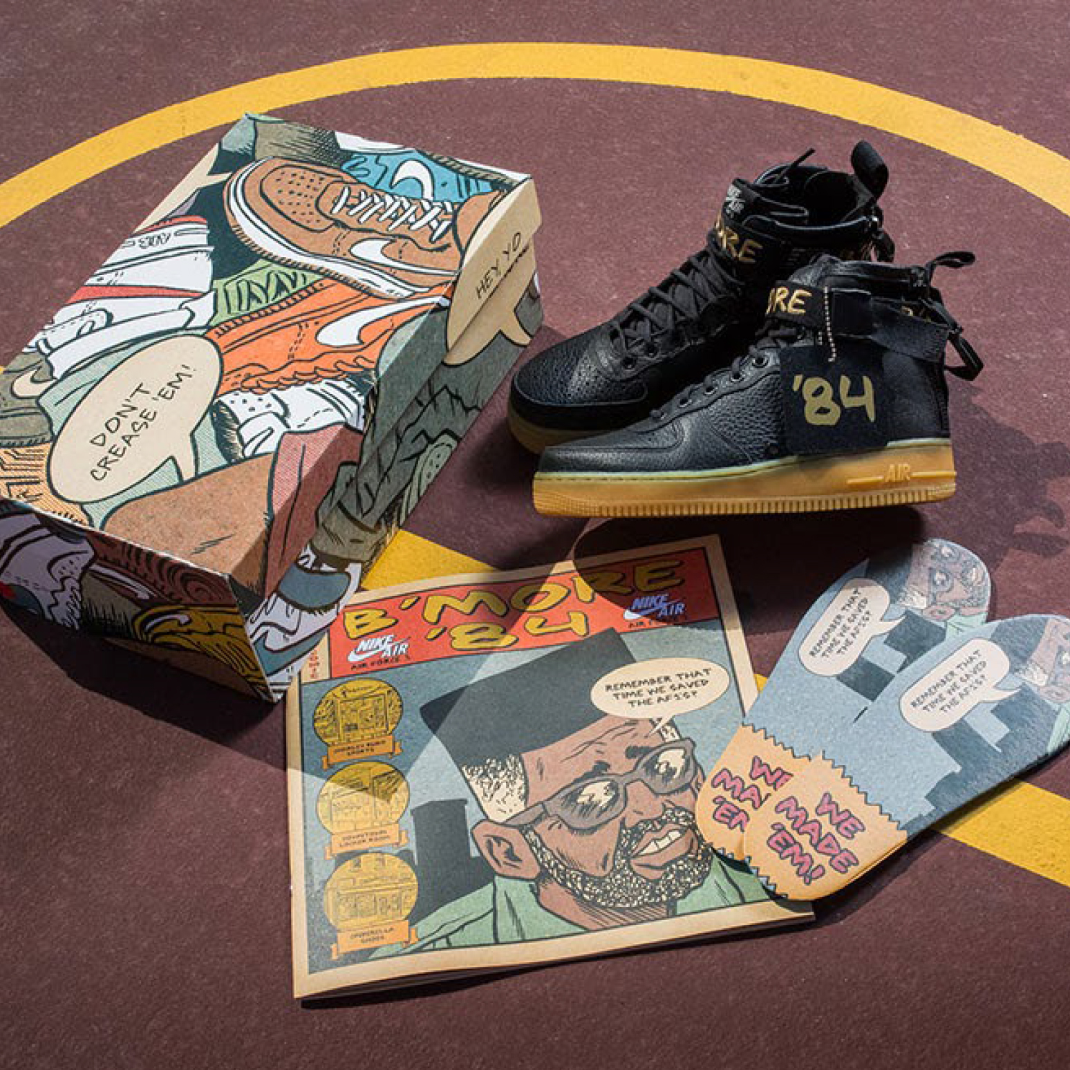 Nike - Baltimore in '84 campaign visual
