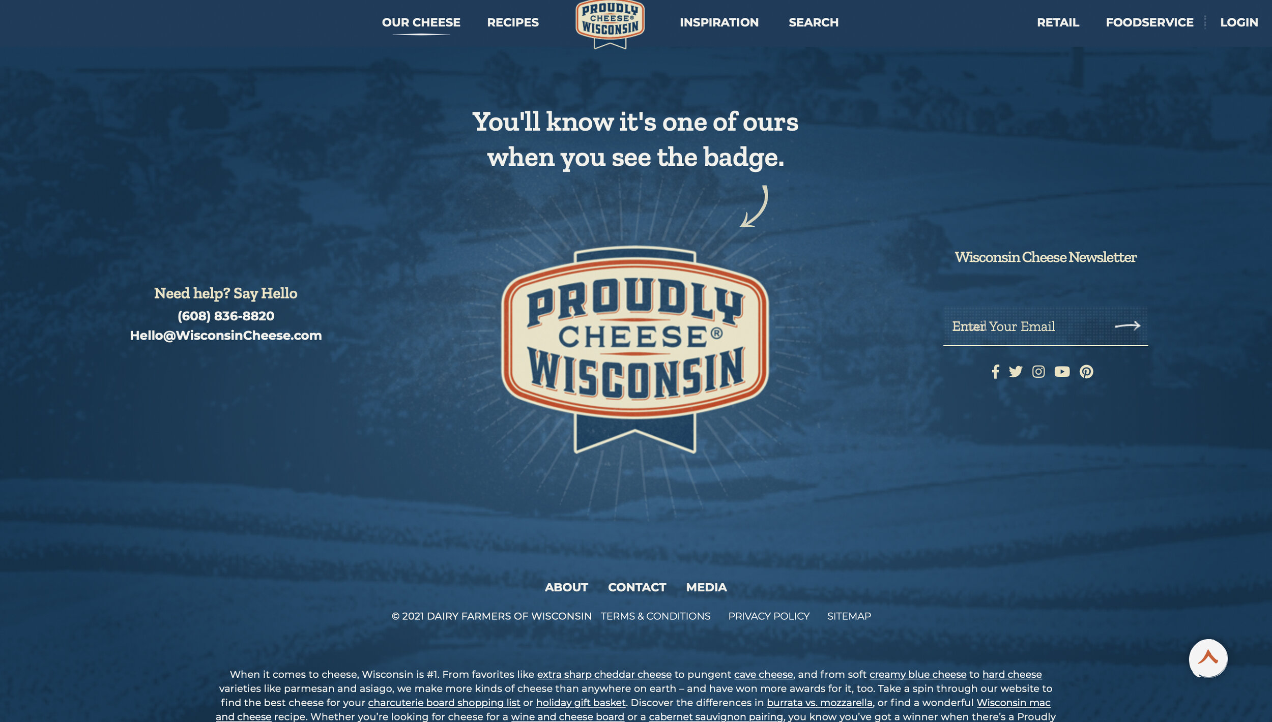 Wisconsin Cheese Rebrand visual