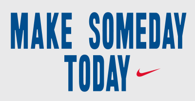 Nike - Make Someday Today campaign animated visual