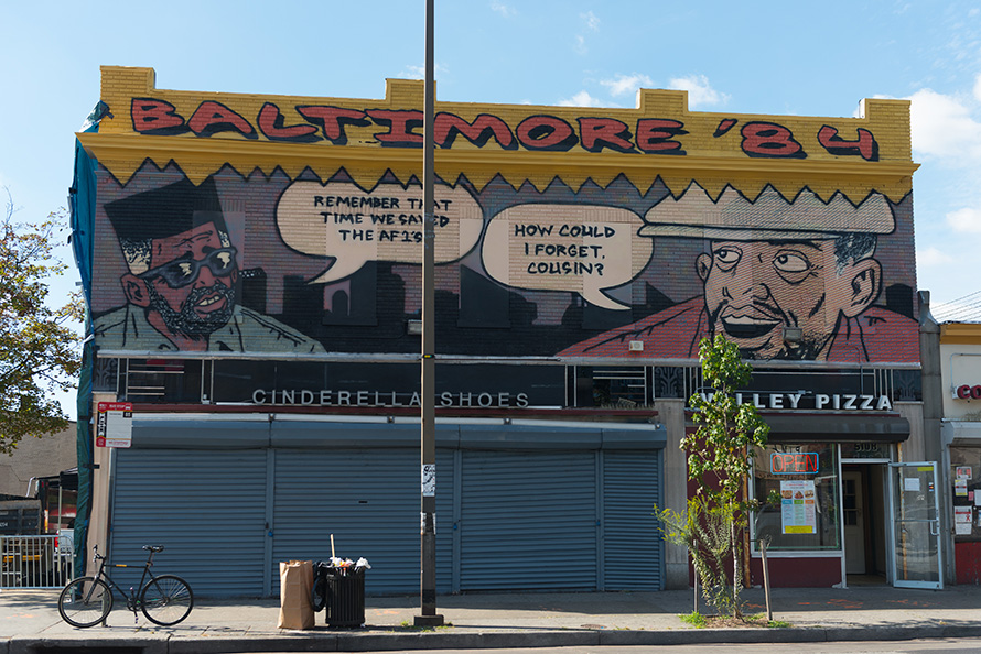 Nike - Baltimore in '84 campaign visual
