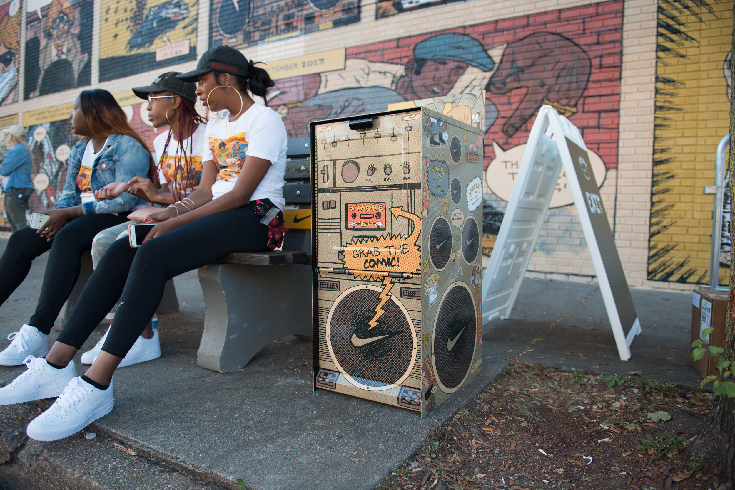 Nike - Baltimore in '84 campaign visual