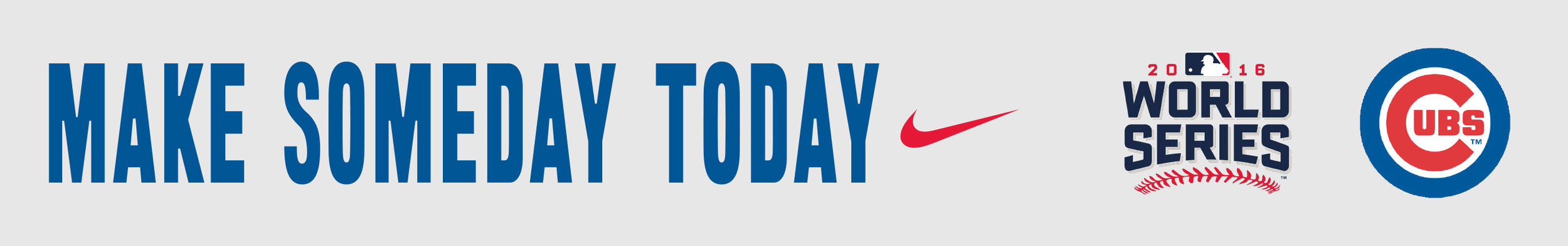 Nike - Make Someday Today campaign visual