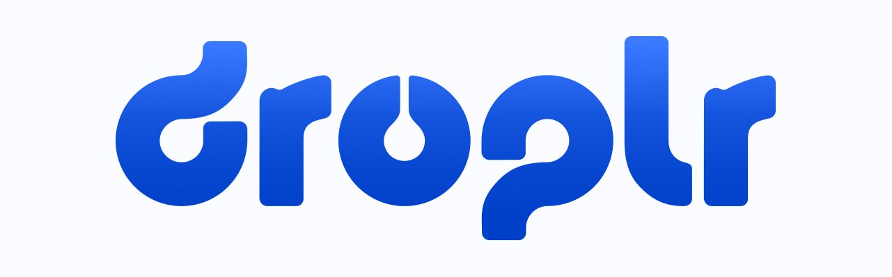 DROPLR brand identity